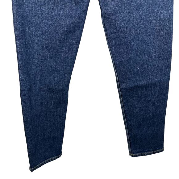 Re/Done 90s High Rise Ankle Crop Dark Rinse - Picture 7 of 9